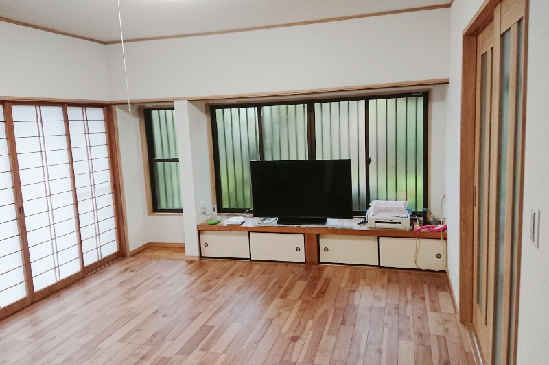 和室を洋室へ